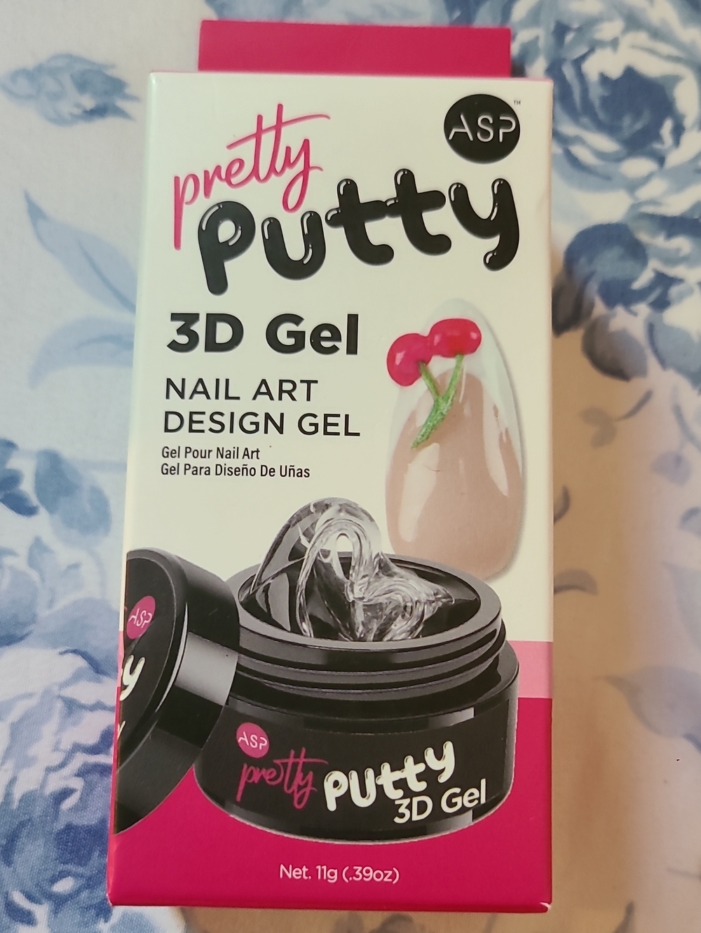 Pretty Putty 3D Gel Nail Art - Pink